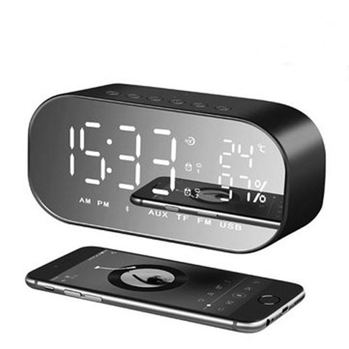 Loa Bluetooth Kiêm Đồng Hồ Báo Thức Yayusi S2