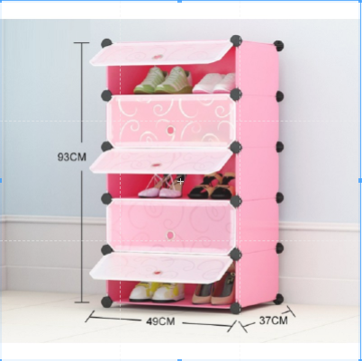 TỦ GIÀY LẮP GHÉP 5 TẦNG