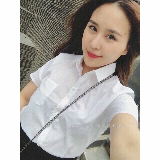 Áo sơ mi trắng nữ