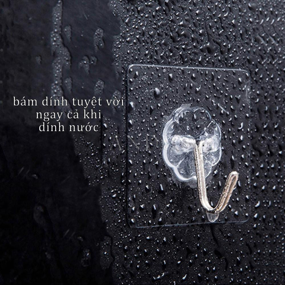 Combo 5 Móc Dán Tường Thần Thánh Trong Suốt, Chắc Chắn, Siêu Bền