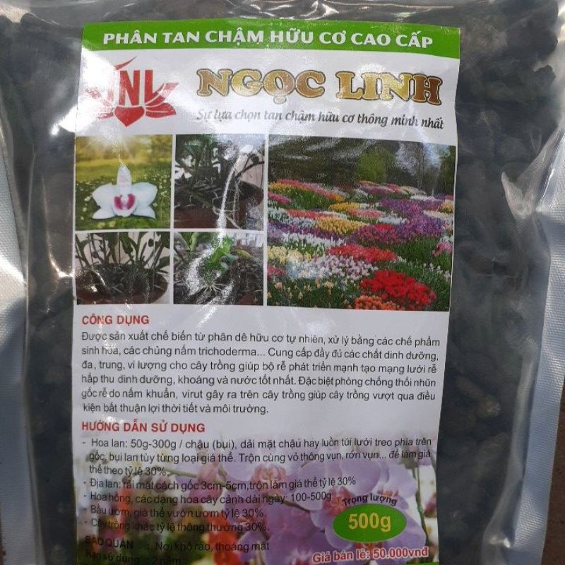 Phân Hữu Cơ Tan Chậm Ngọc Linh gói 0,5kg