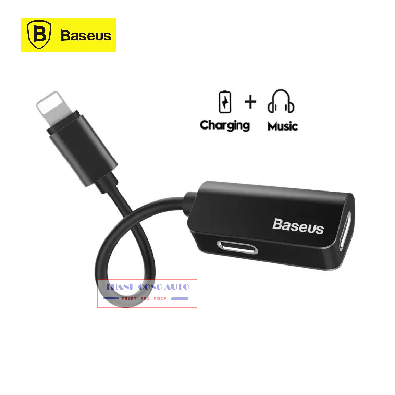 {Chính hãng} Bộ Chia Cổng Lightning Baseus L37 cho iPhone 7/ iPhone 8/ iPhone X/iPhone 11