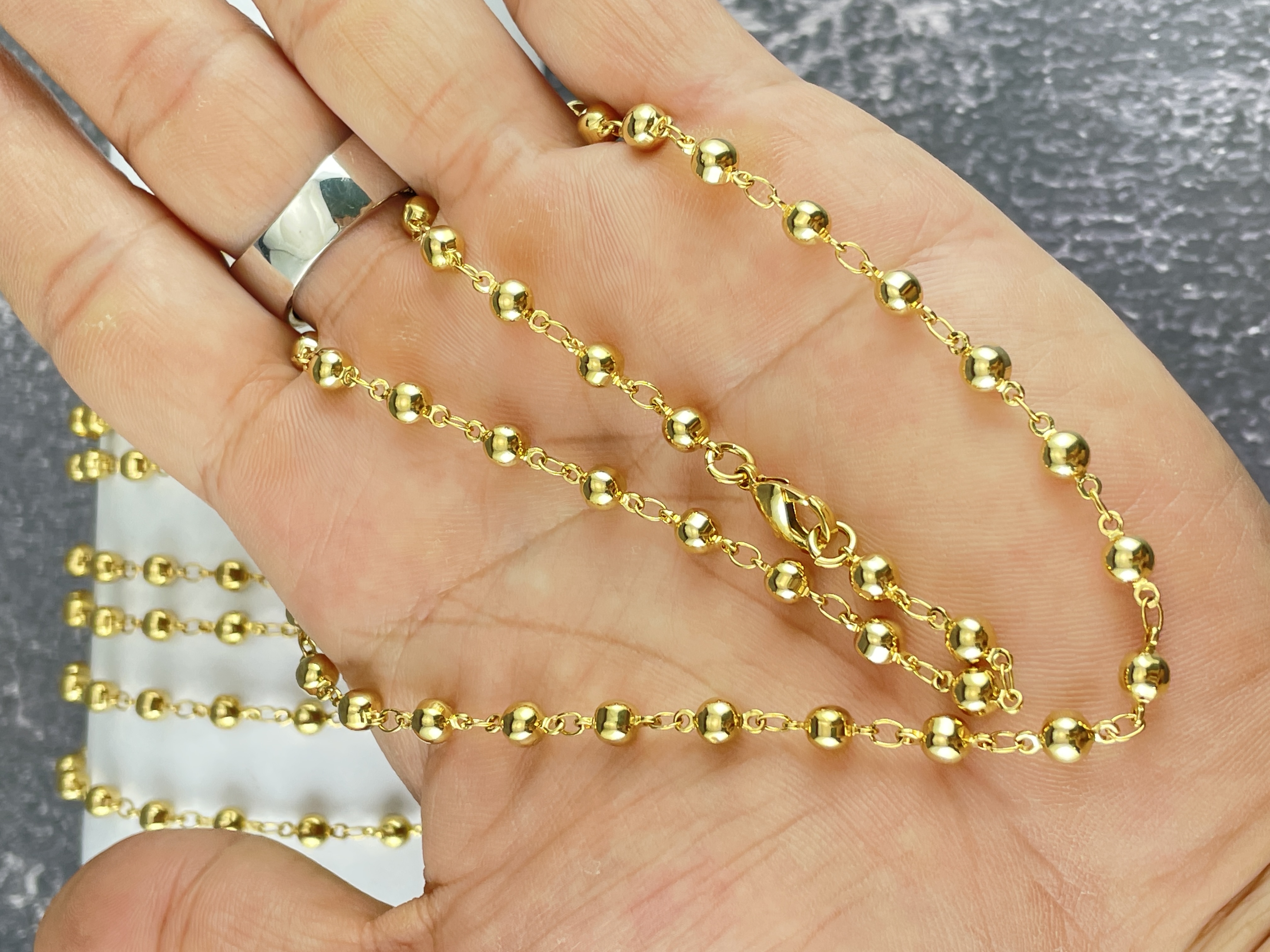 [HCM]DÂY CHUYỀN NỮ MẠ VÀNG 24K CAO CẤP - DC024L7
