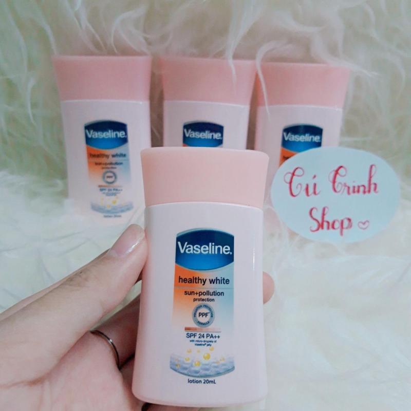 ( HÀNG KHUYÊN MÃI) COMBO 3 CHAI SỮA DƯỠNG THỂ TRẮNG DA VASELINE 20ml
