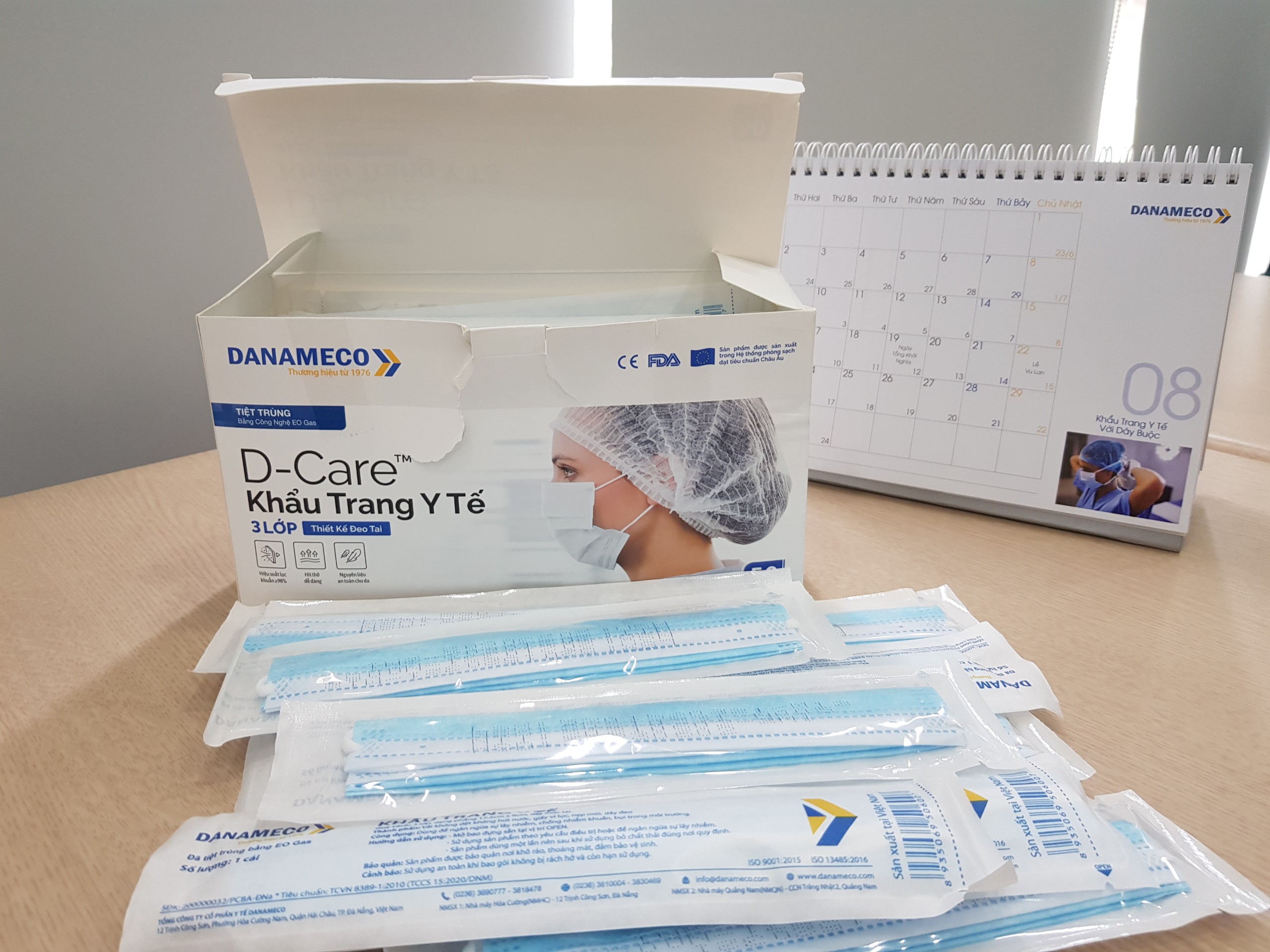 Khẩu Trang y Tế Danameco Tiệt Trùng Cái(1 cái/gói-50 cái/ hộp)