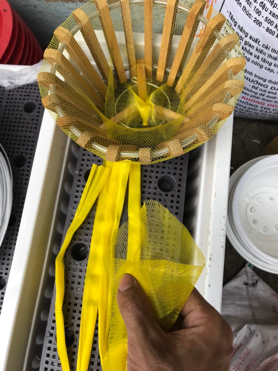Lưới lót chậu lan 5 cái 30cm
