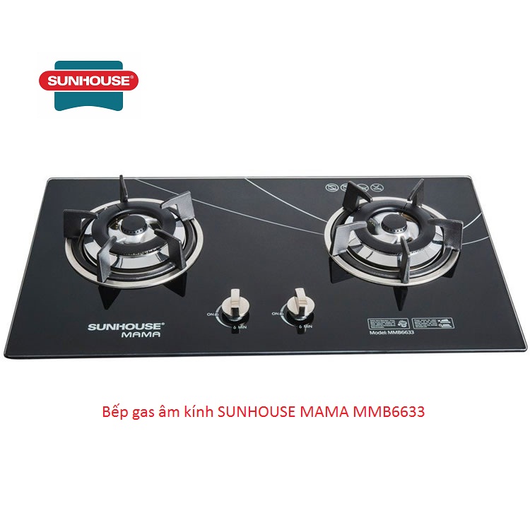 Bếp gas âm kính SUNHOUSE MAMA MMB6633