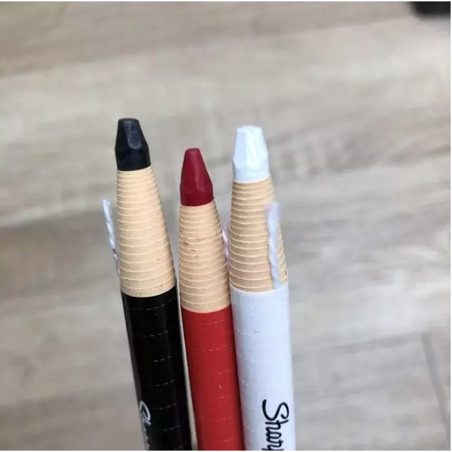 CHÌ ĐÁ💗FREESHIP💗Chì Kẻ Mày Không Trôi-SHARPIE PRo -Đen Đỏ Trắng-USA