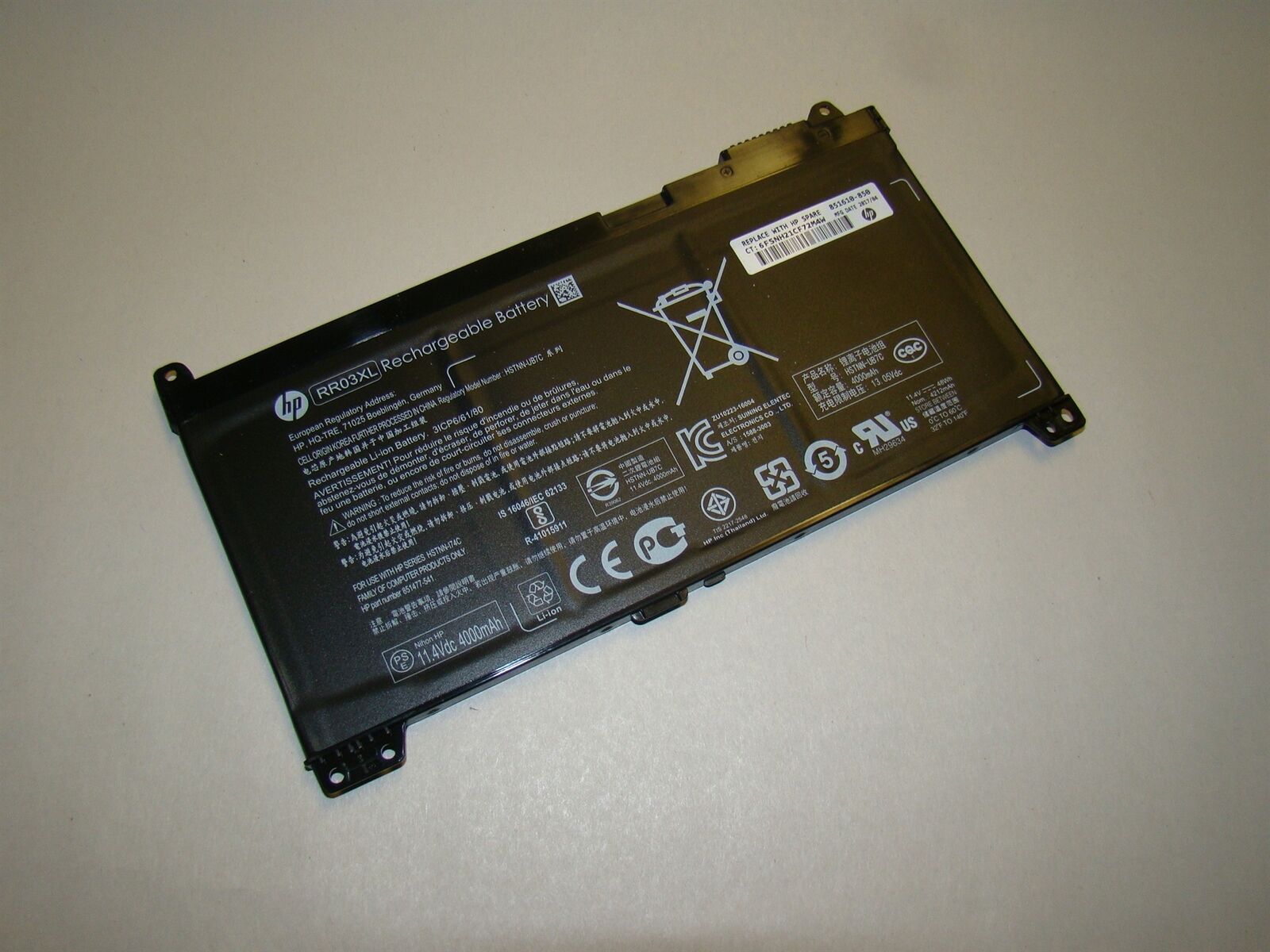[PIN ZIN ] Pin Laptop HP PROBOOK 440 G4 RR03XL  - 6 CELL - Probook 430 G4, 430 G5, 440 G4, 440 G5, 450 G4, 450 G5, 455 G4