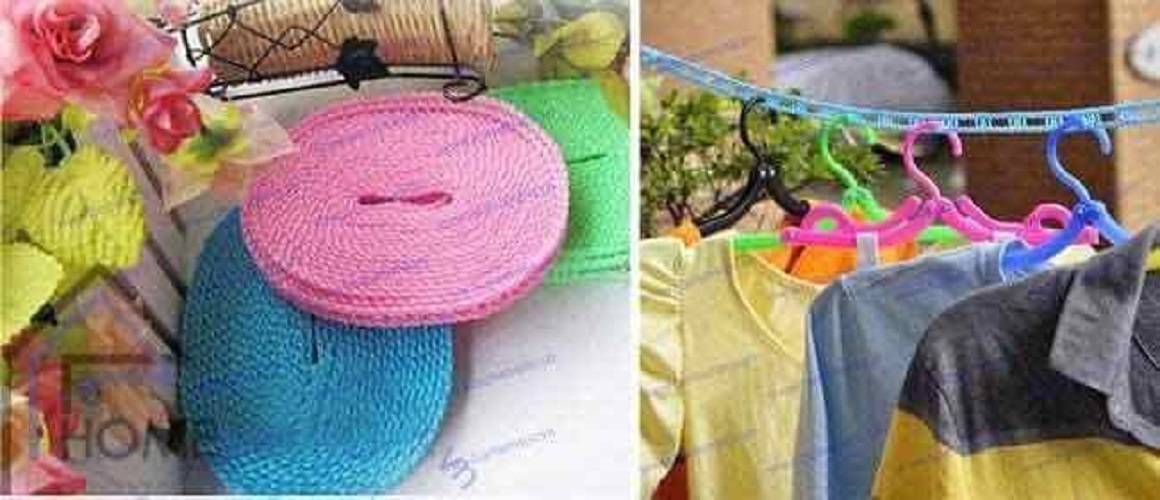 Dây Phơi Đồ, Dây Phơi Quần Áo Thông Minh Dài 5m