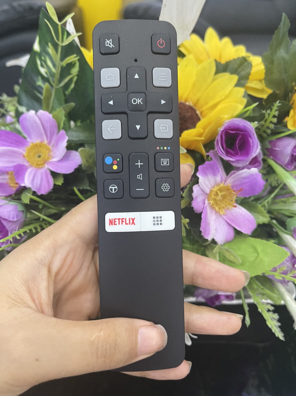 Remote điều khiển tivi tcl giọng nói