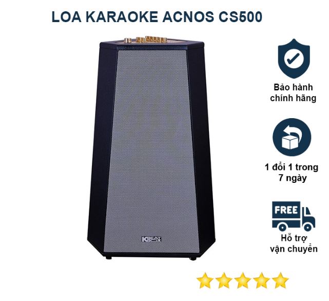 Loa kéo karaoke loa kéo karaoke mini bluetooth xách tay acnos cs500