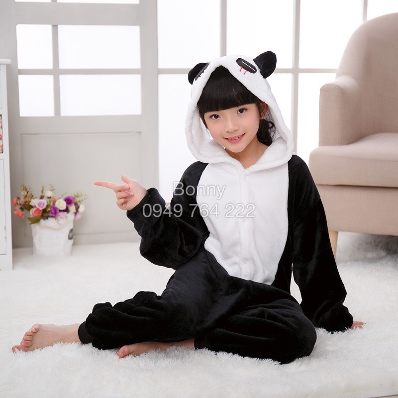 Bộ Đồ thú Gấu Trúc Trẻ Em 🖤 Bộ Đồ Thú Giá Rẻ