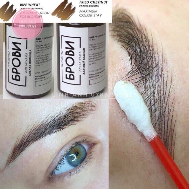MỰC BROVI CAO CẤP NGA [CHÍNH HÃNG 100%] PHUN XĂM THẨM MỸ