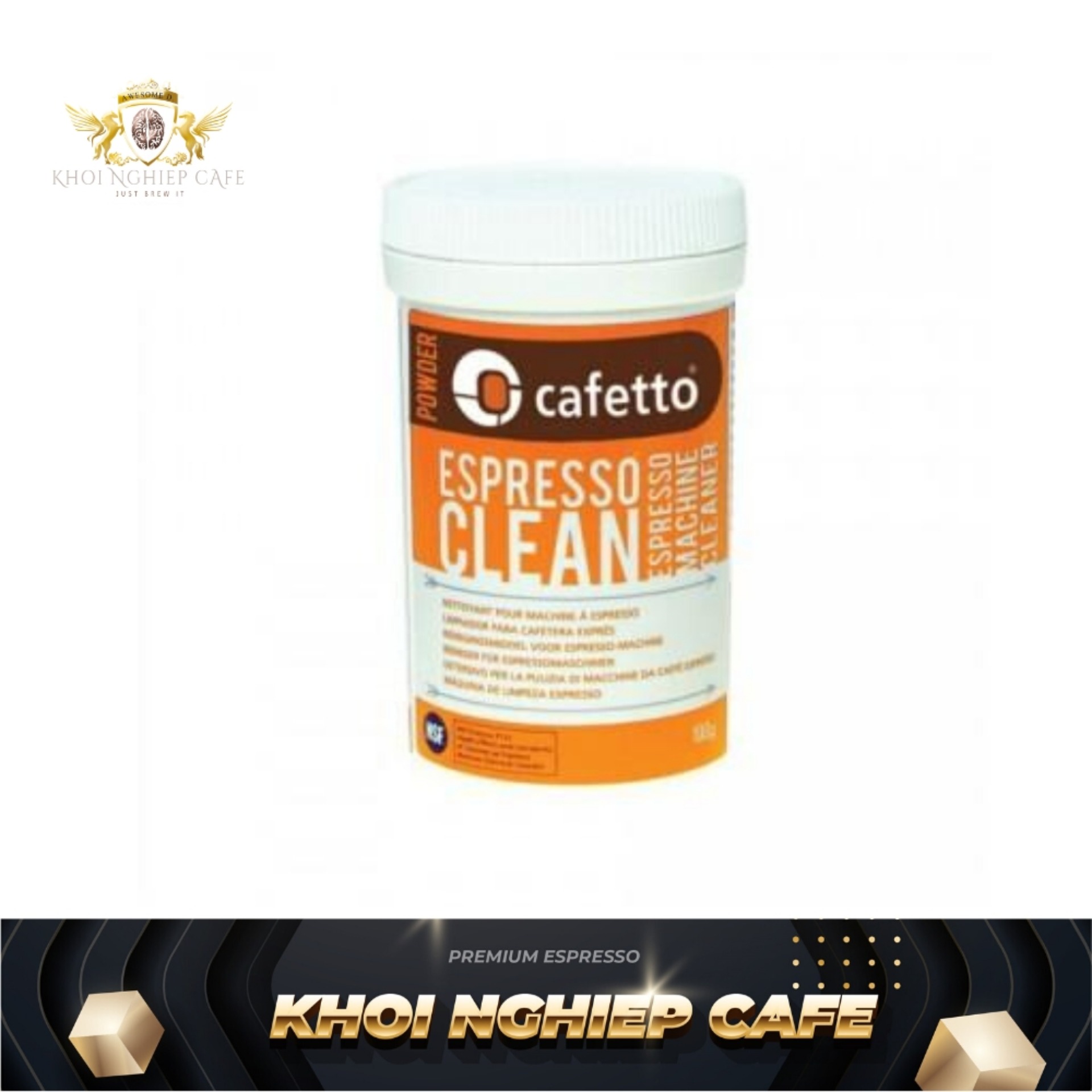 Cleaning powder – Bột vệ sinh máy pha cafe espresso Cafetto 100g