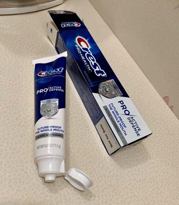 Kem đánh răng Crest Pro-Active Defense Active Whitening Toothpaste - 4oz 113g nội địa Mỹ