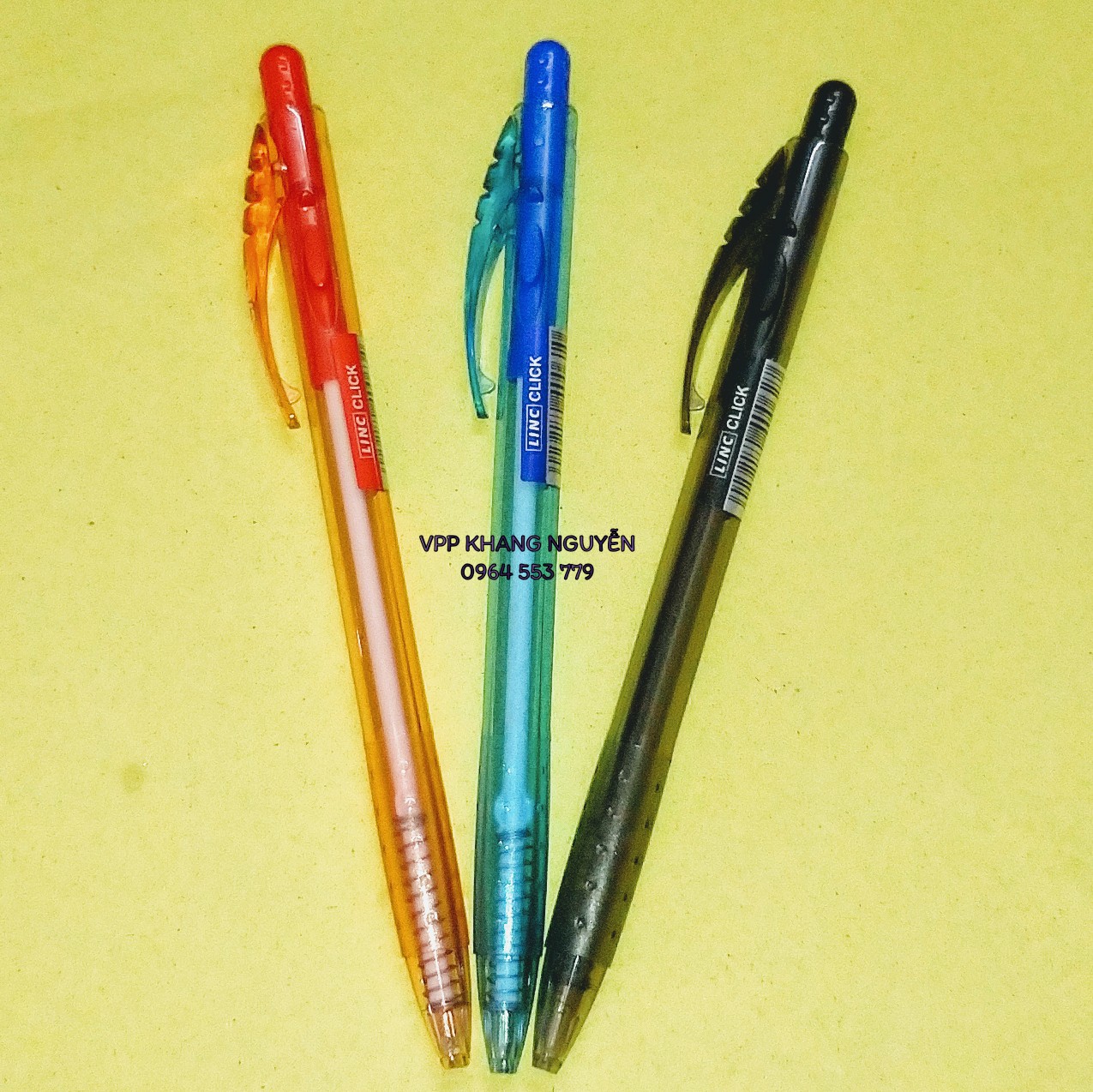 [HCM]BÚT BI LINC CLICK ẤN ĐỘ (HỘP 20 CÂY)