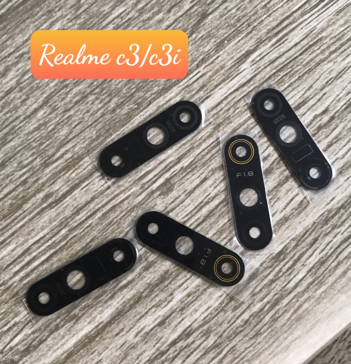 Kính camera Realme C3 / C3i dùng chung ( mảnh kính rời)