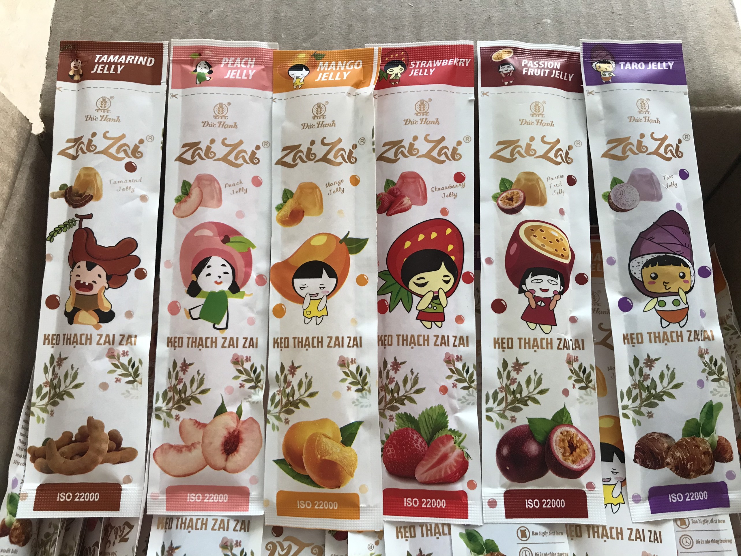 [ Giòn zai ] Combo 300g THẠCH HOA QUẢ ZAI ZAI