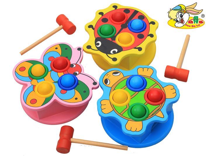 Bộ đồ chơi đập cá bằng gỗ cho bé
