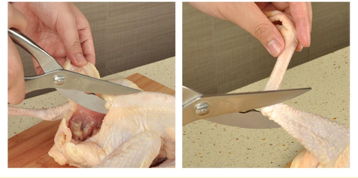 Kéo Cắt Thịt Gà Inox Đa Năng Cao Cấp