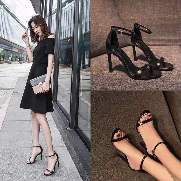 Giày Cao Gót Nhọn 9p Quai Mảnh SD178