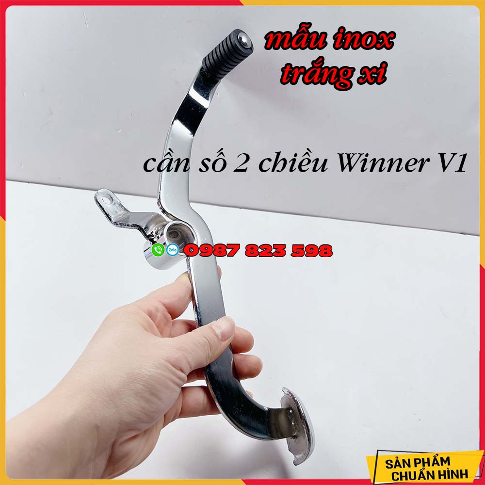 Cần Số 2 Chiều Winner V1 - Cần Số Winner 150 ( inox, xi titan, đen tĩnh điện)