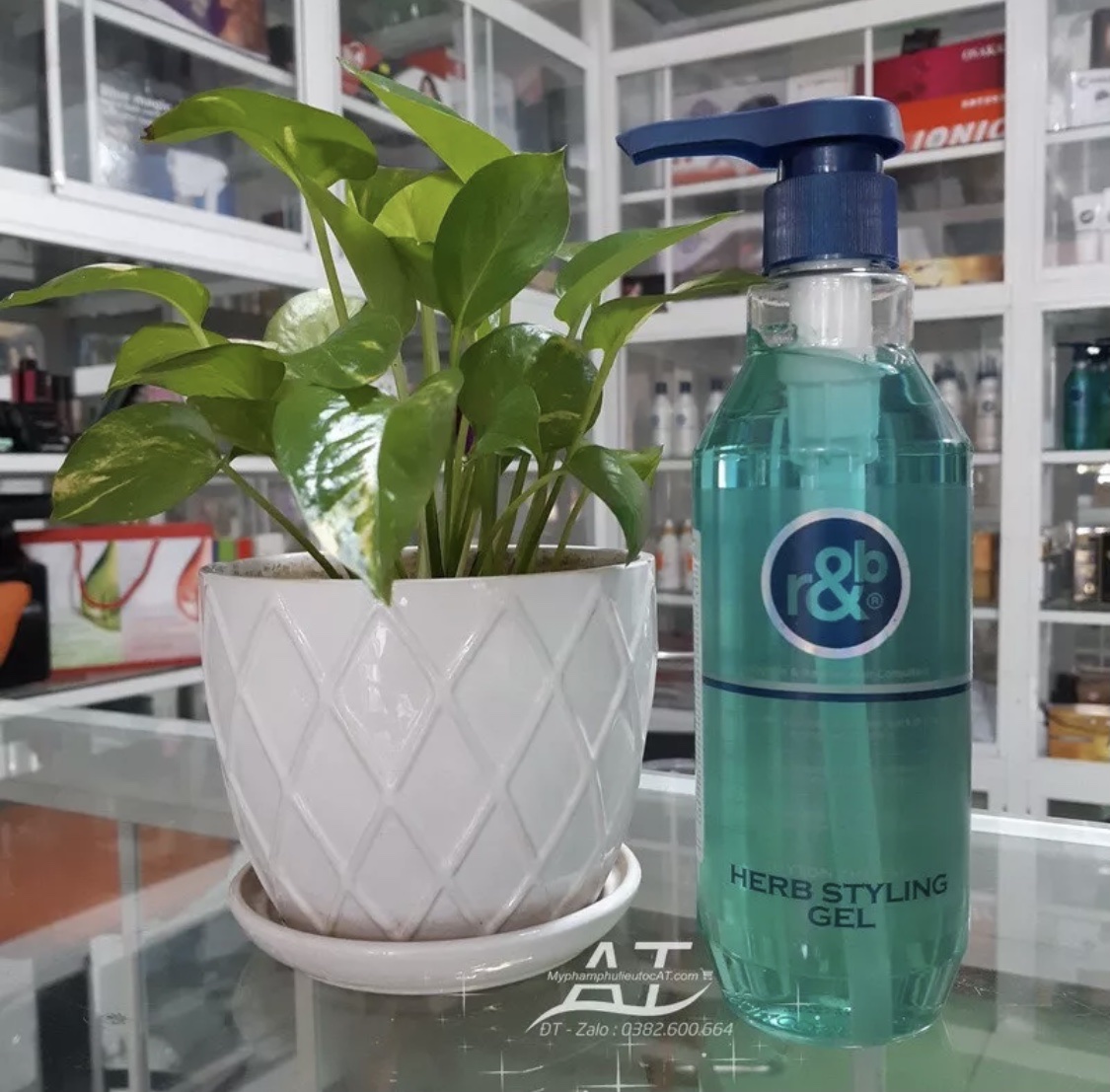 [HCM]Gel vuốt tóc tạo kiểu Hàn Quốc rb Herb Styling 450ml