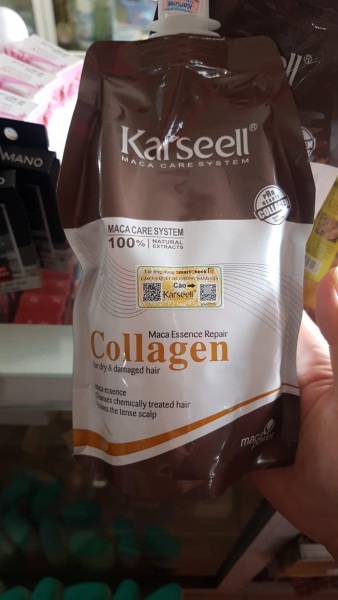 Kem ủ tóc colagen karseel 500 ml cao cấp