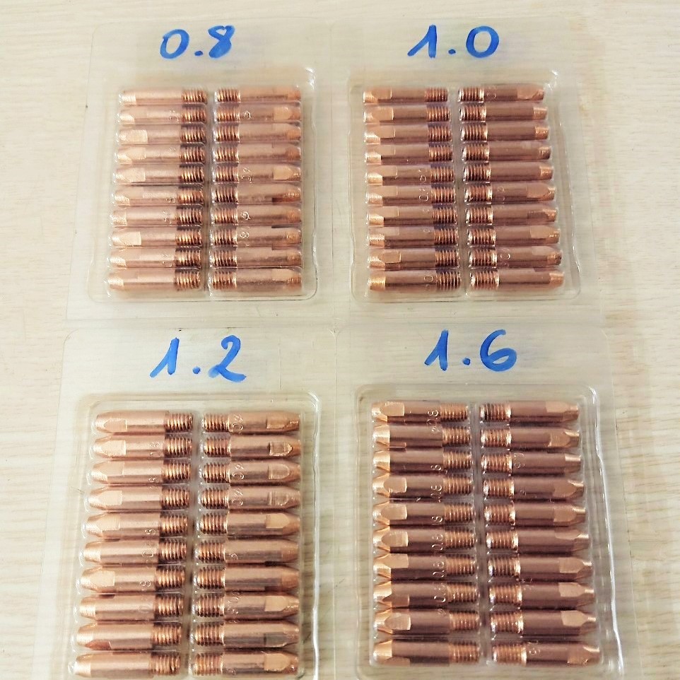 Bép hàn mig M6x28x0.8-1.2mm (24KD) - 20 cái
