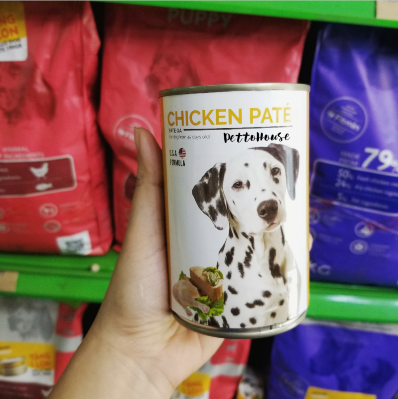 Pa tê làm từ thịt gà tươi Hello Dog Chicken Pate 400g