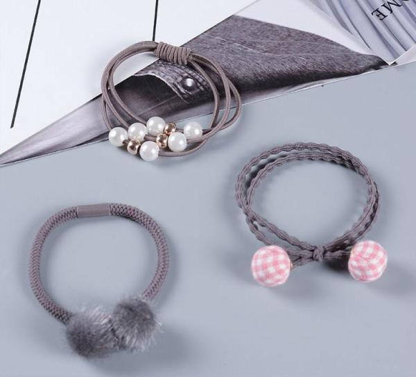 Thun cột tóc 12 sợi - thun cột tóc 12 kiểu - thun cột tóc dễ thương