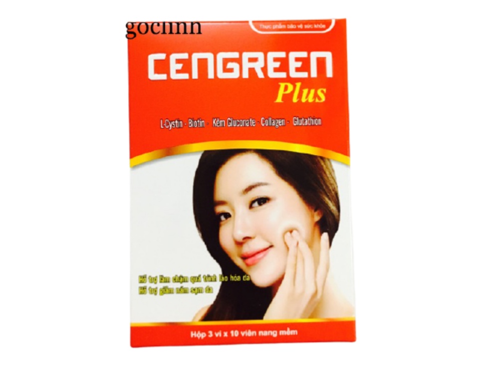 Cengreen plus - viên uống đẹp da móng tóc - Hộp 30 viên