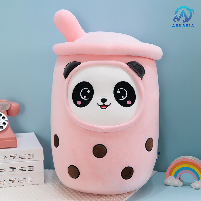 Gấu bông gối ôm thú bông, nhồi bông hình ly trà sữa xinh xắn ngộ nghĩnh topping trái cây siêu hot 25cm