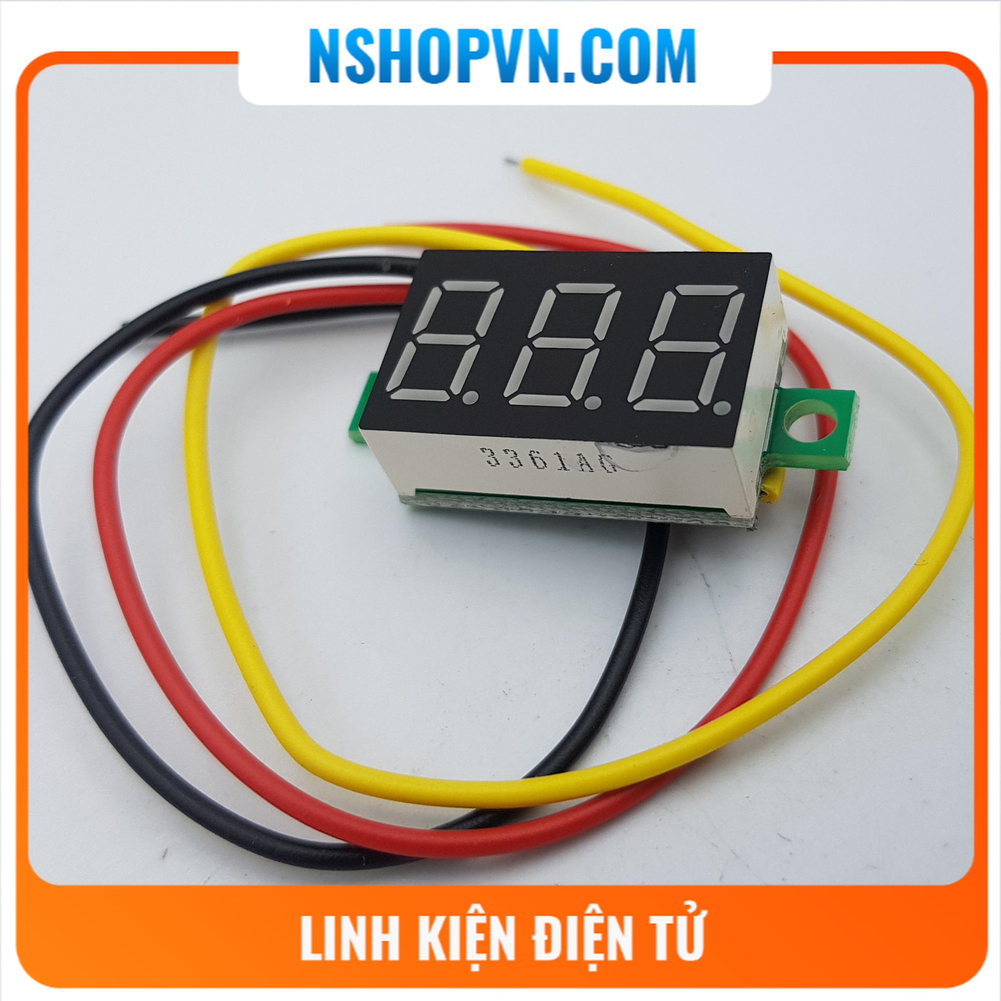 Đồng hồ đo áp 3 dây Xanh dương