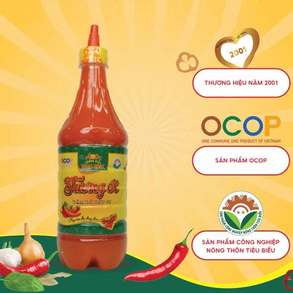 Tương ớt 700gr - Tương việt Hoa Sen