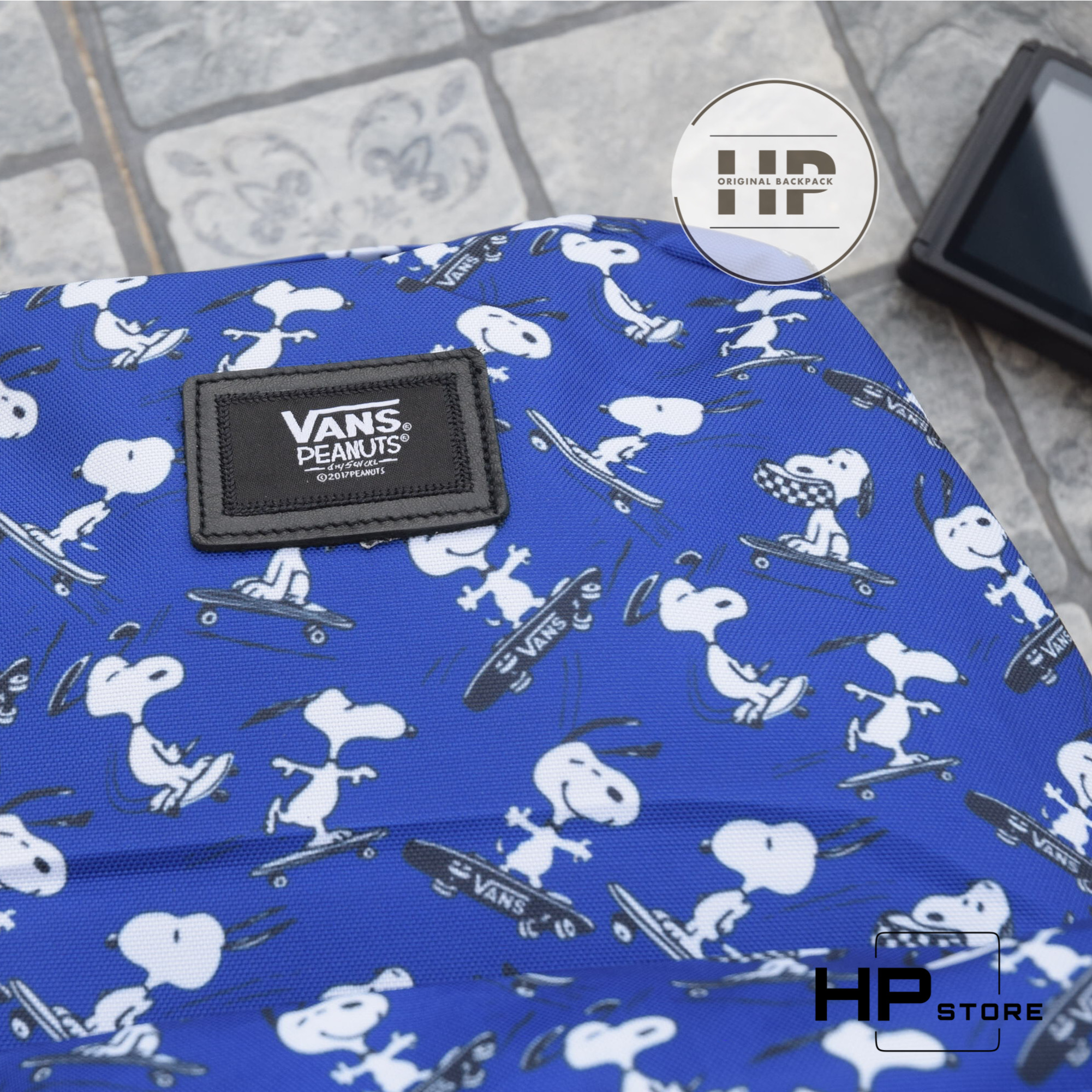Balo đi học Vans Peanuts Old Skool Backpack (2) – Blue - SB1102A