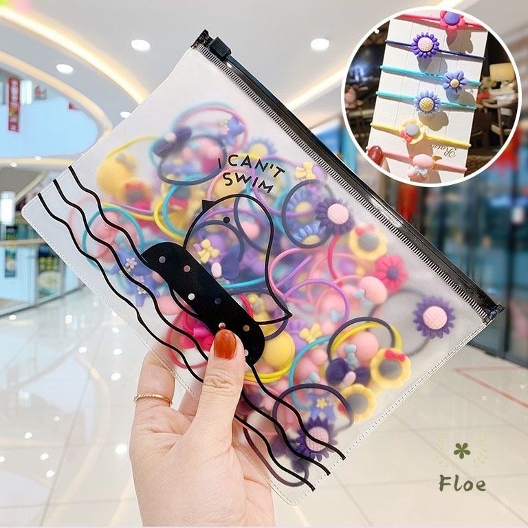 FREESHIP - HOT - Sét 20 chun cột tóc siêu xinh cho bé gái