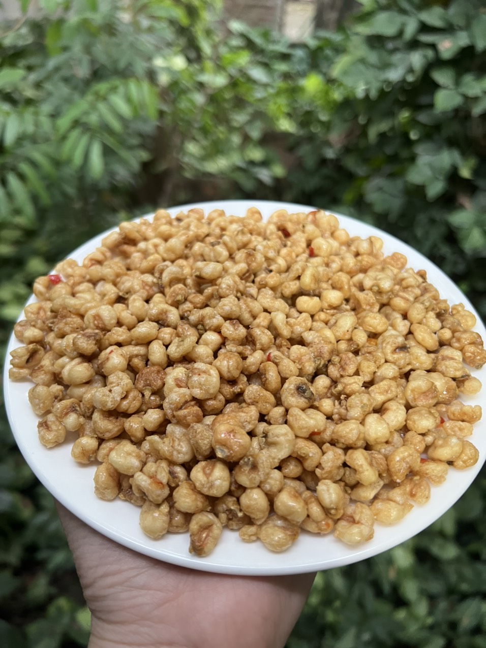 500gr ngô nếp sấy giòn sóc mắm cay ngon mê mẩn