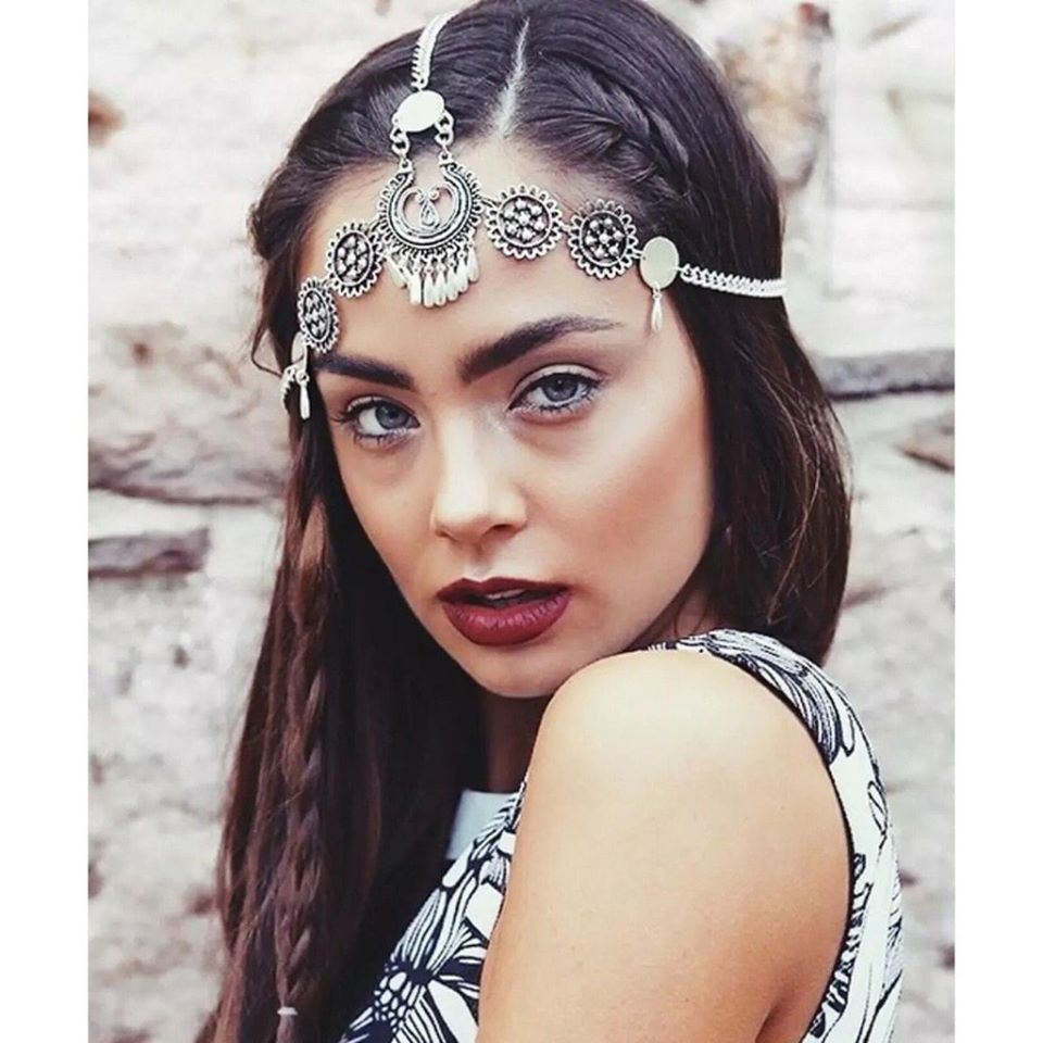 Headchain Đội Đâu Phong Cách Boho Vintage