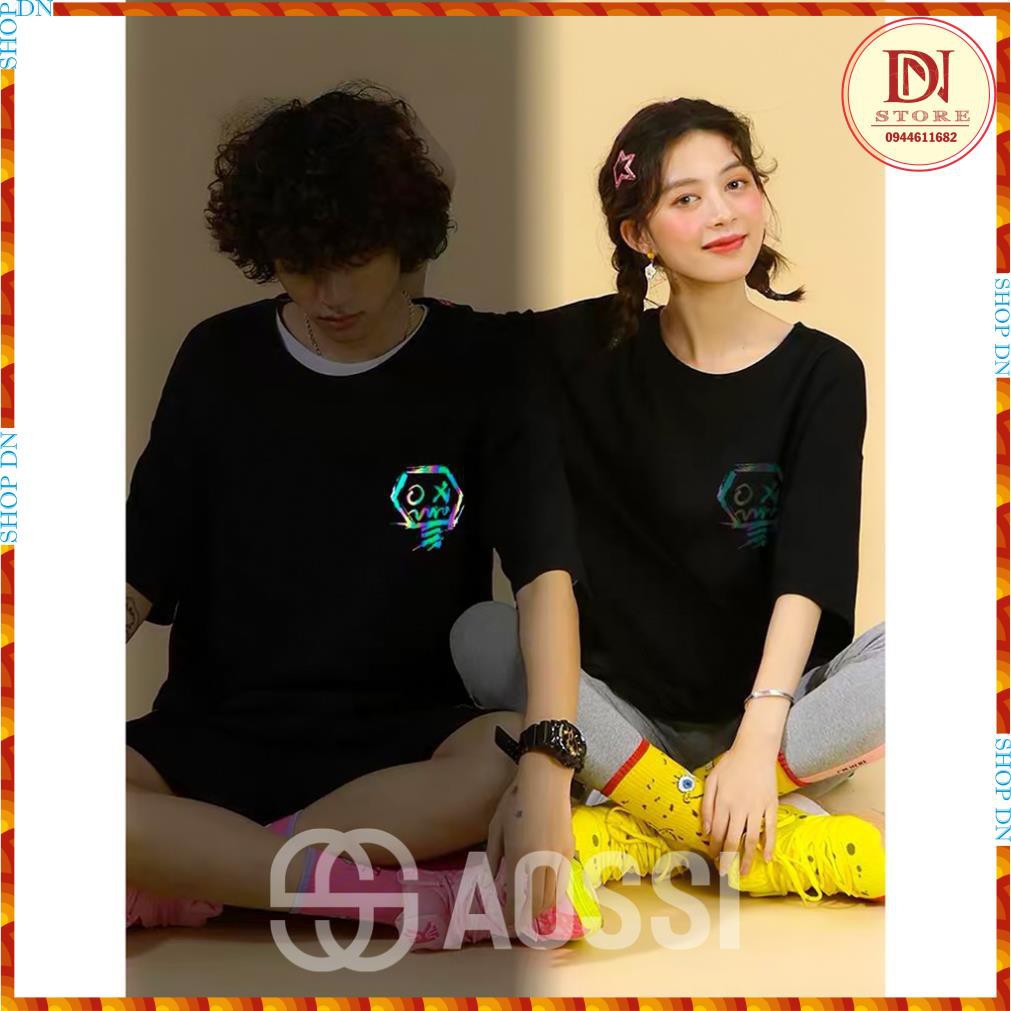 Áo thun phản quang AOSSI form rộng phong cách Unisex - PERSEVERANCE - A004