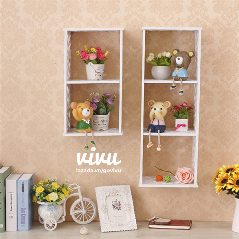 Shelf decoration square grid wall-mounted multi-choosed