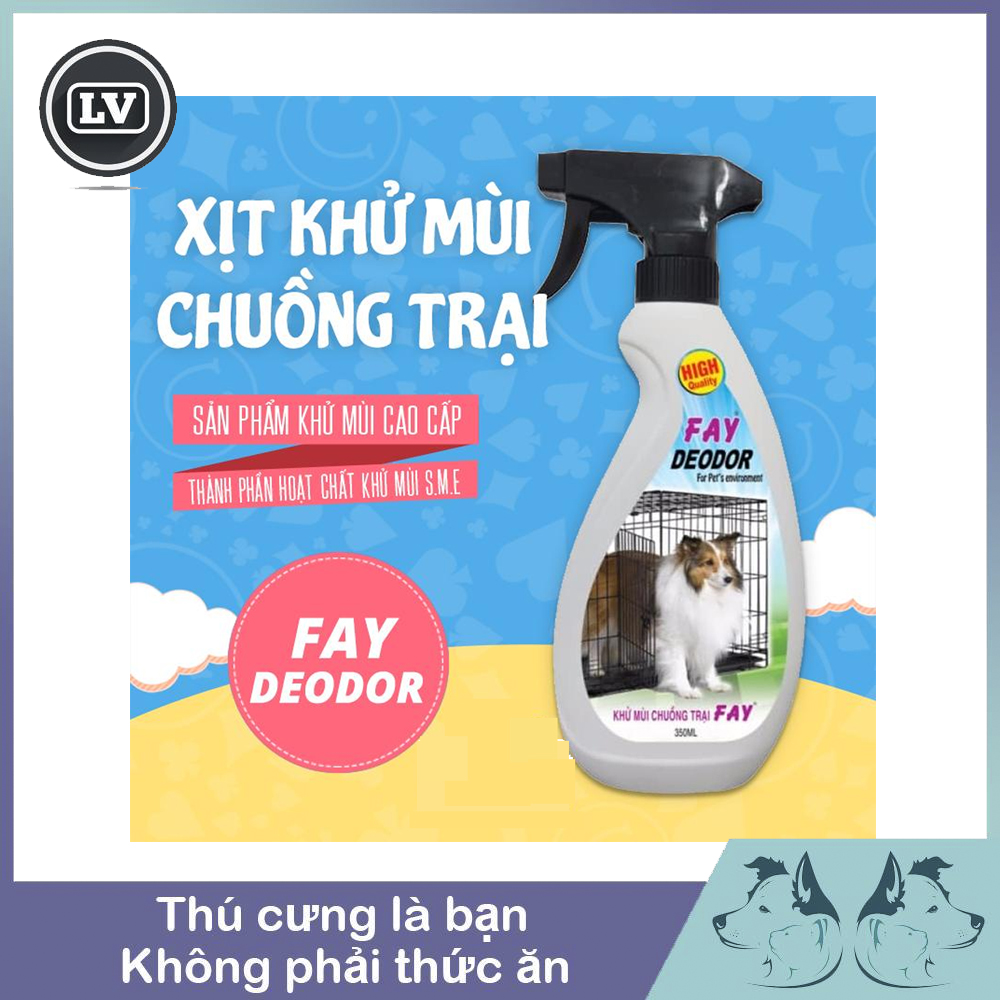 Xịt khử mùi, vệ sinh chuồng trại thú nuôi Fay Deodor 350ml