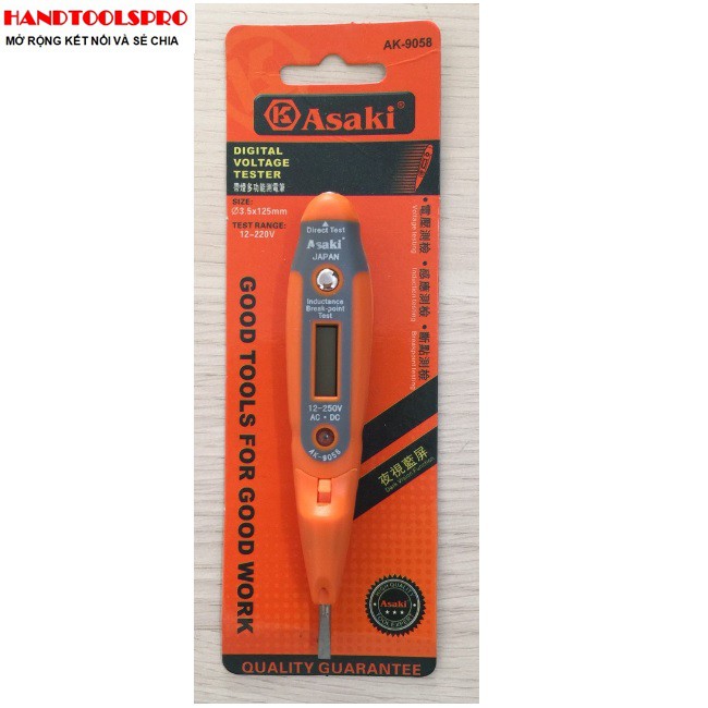 Bút thử điện hiển thị số Asaki AK-9058