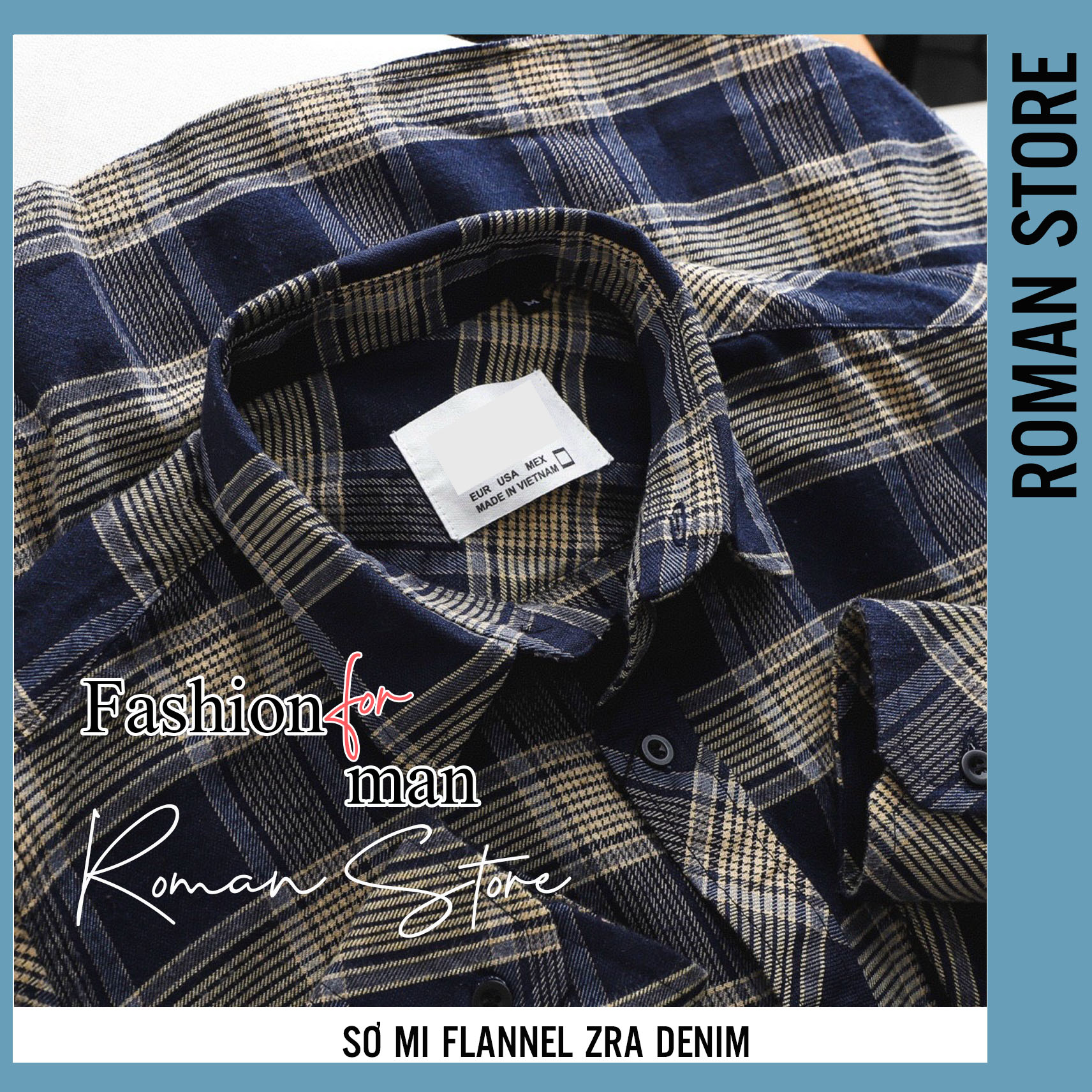 Sơ mi Flannel DEMIN CAO CẤP