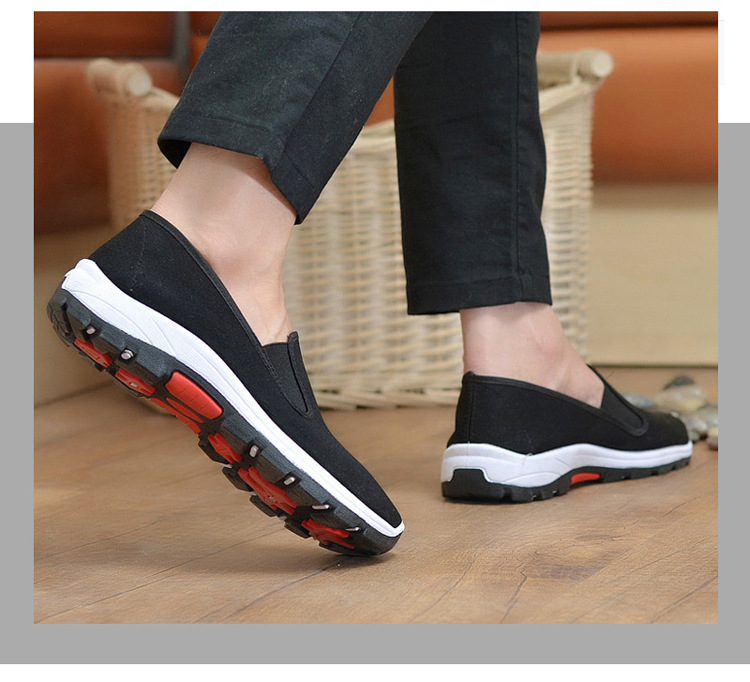 [HCM]Giày nam slip on vải trơn SM028