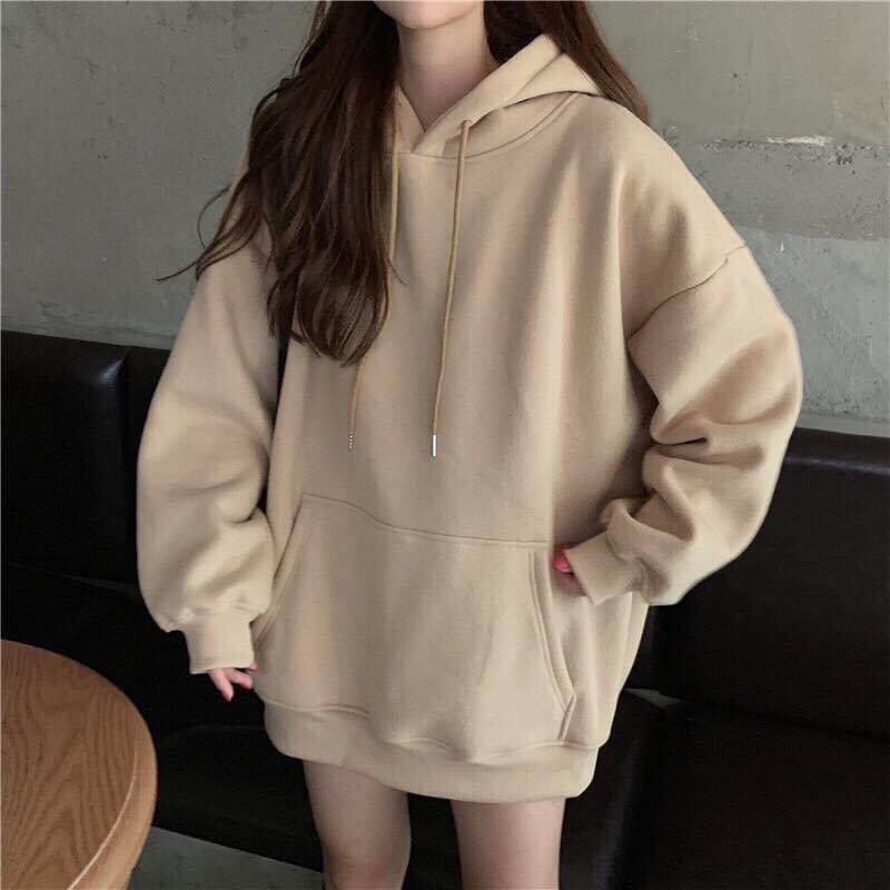 Áo hoodie trơn