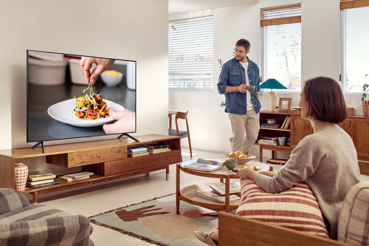 [Miễn phí vận chuyển] Smart Tivi Samsung 4K 43inch 43AU7700