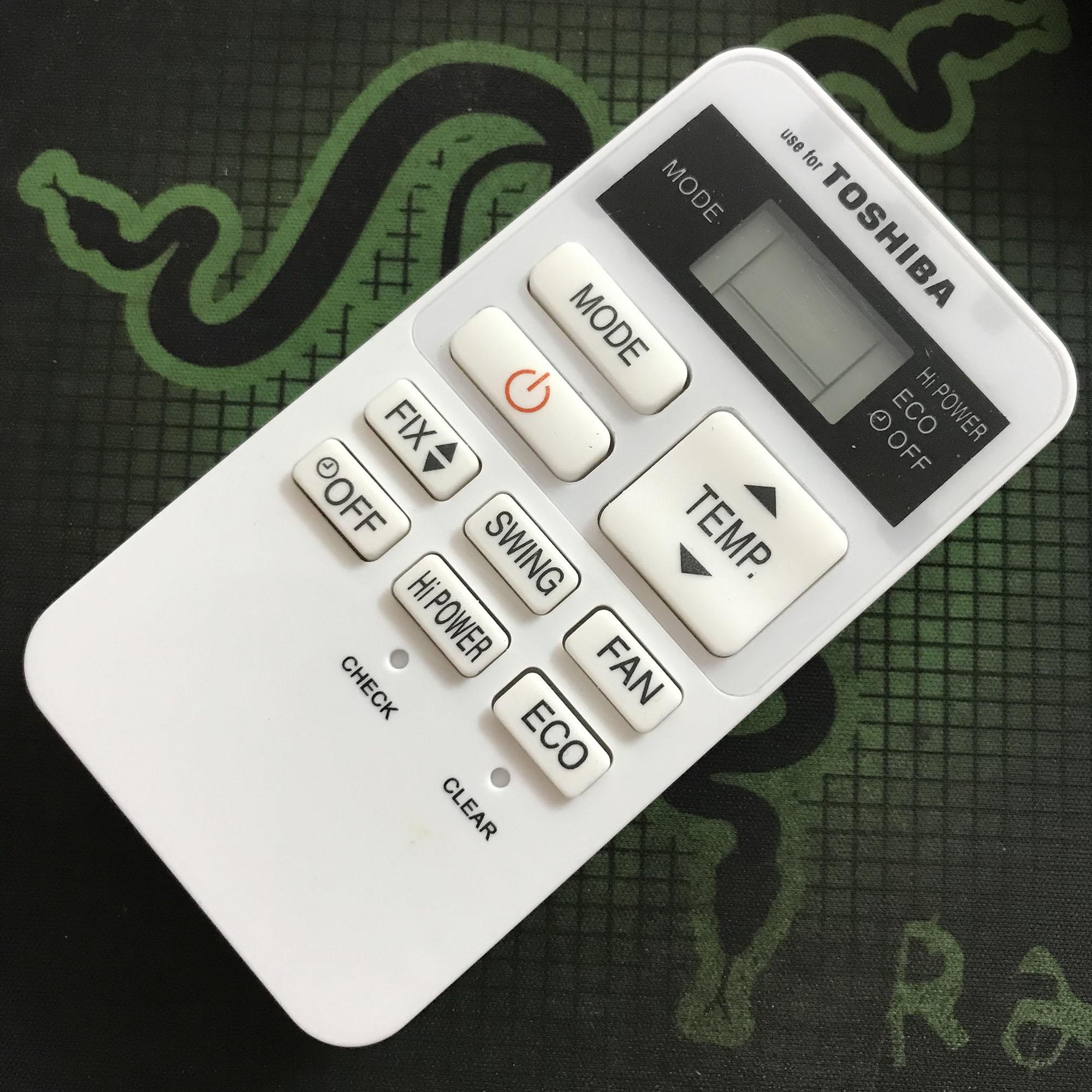 Điều khiển điều hòa toshiba 01 (trắng)