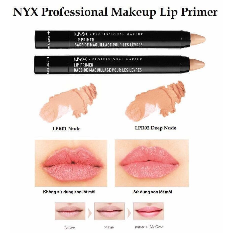 Son Lót NYX  LPR01 Nude Lip Primer